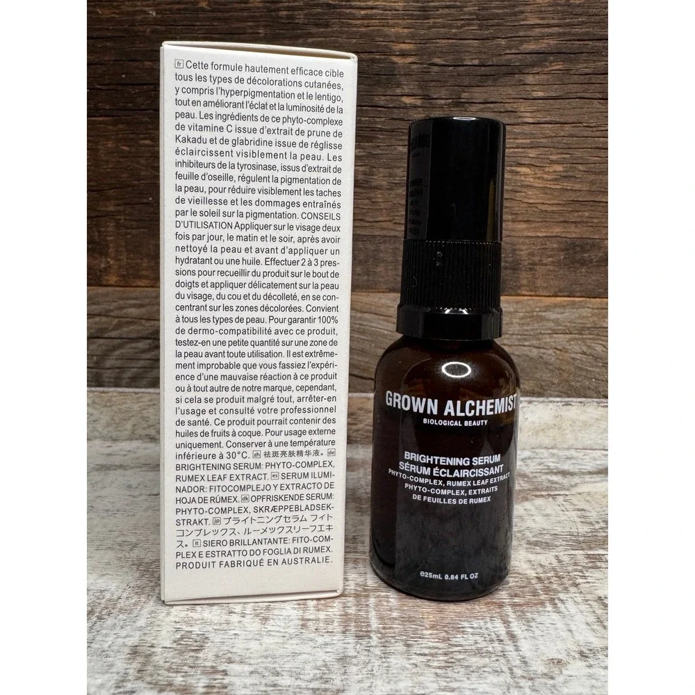 Grown Alchemist Brightening Serum 25ml | Full Size‎ NIB | MSRP=$70